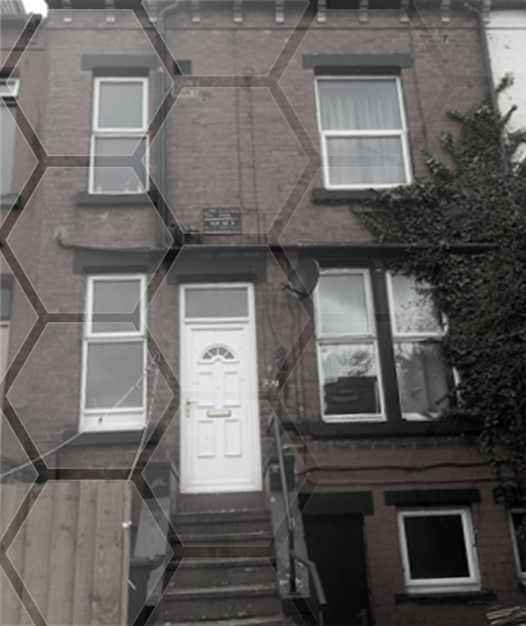 The first property: a red-brick back-to-back in Beeston, Leeds