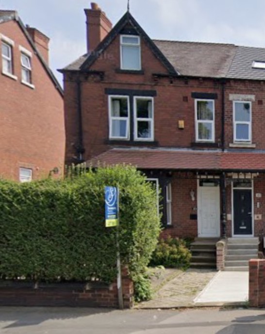 Red-brick Victorian semi on Harrogate Road, Leeds