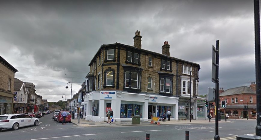 Corner building at 6–8 Oxford Street, Harrogate